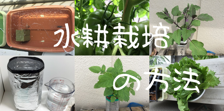 水耕栽培の方法
