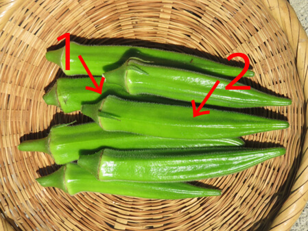  Okra Okura delicious way to distinguish 